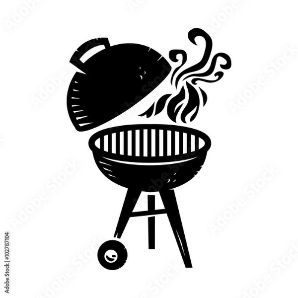 Obraz BBQ vector icon