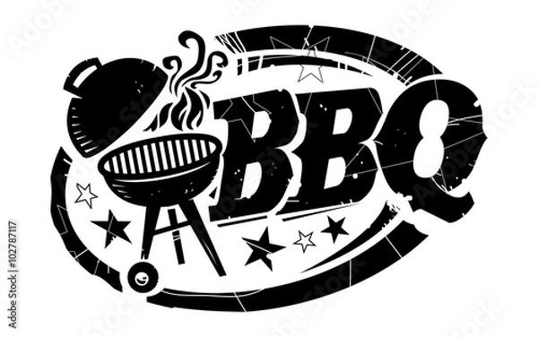 Obraz BBQ vector icon