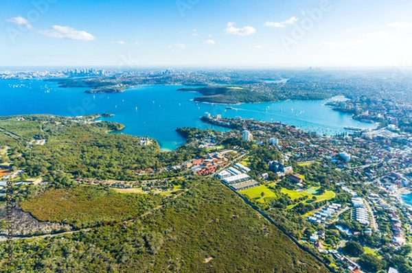 Obraz Aerial view on Sydney, Manly and Parramatta