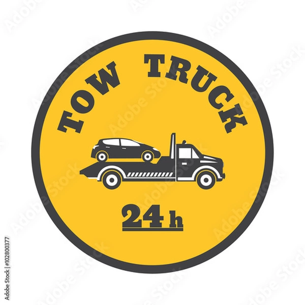 Obraz Tow truck icon