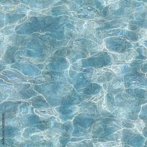 Fototapeta Photo of a seamless texture of calm lake water