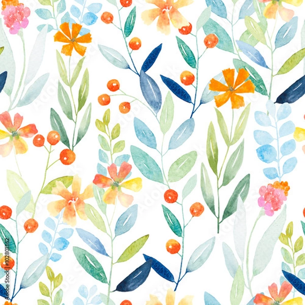 Fototapeta Botaniczny wzór