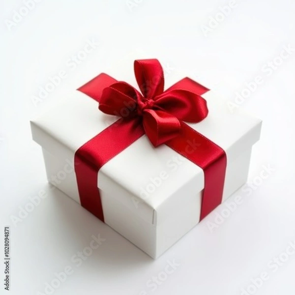 Fototapeta Gift box for holiday closeup view