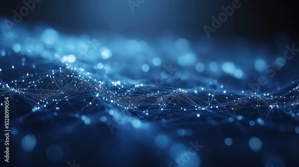 Fototapeta Abstract Network Connection