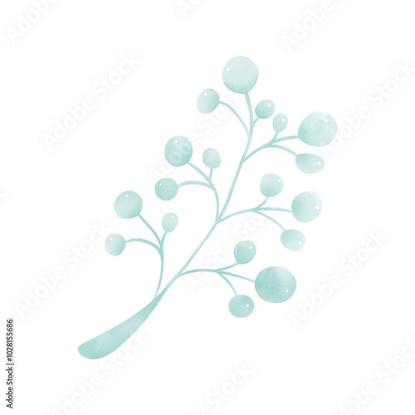 Obraz leaf and flower