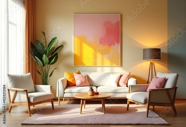 Fototapeta modern living room