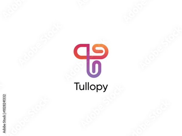 Obraz T letter Logo Design Template