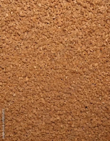 Fototapeta light brown corkboard with visible holes and natural imperfections, texture of sand