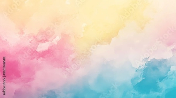 Obraz Abstract Watercolor Background with Blending Colors