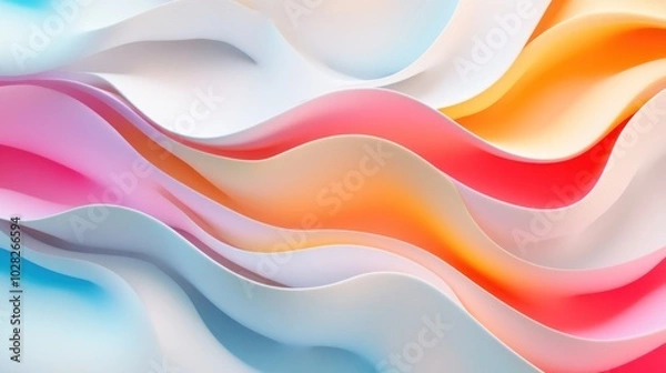 Fototapeta Abstract Colorful Wave Design