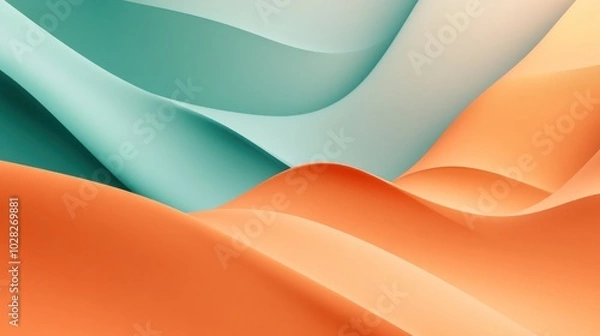 Obraz Abstract Gradient Waves
