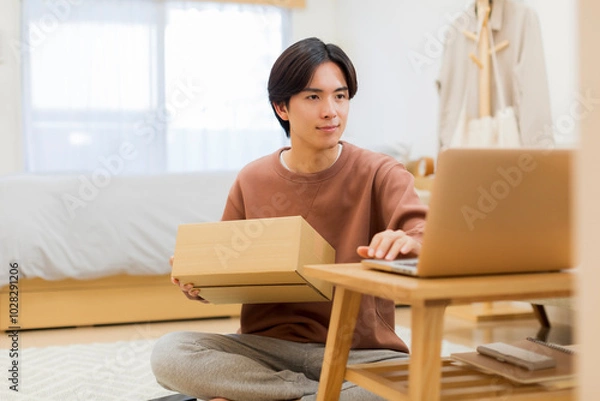 Fototapeta 若い男性