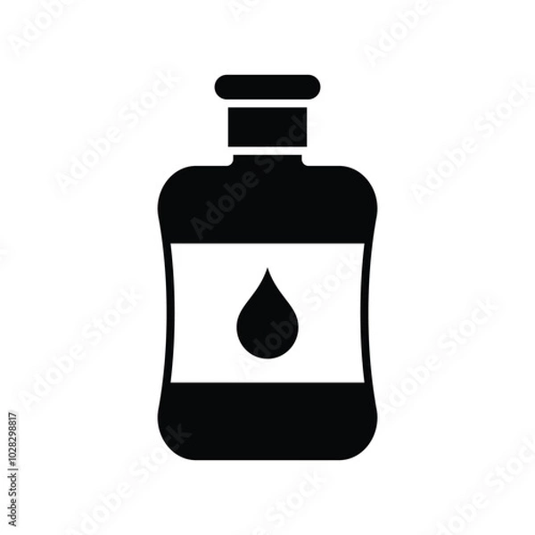 Fototapeta baby oil icon vector design template simple and clean
