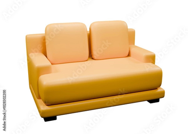 Obraz 3d illustration design of sofa for any purpose, it's up to you
