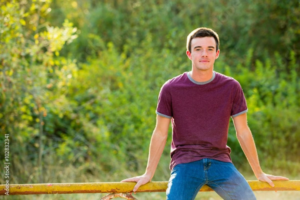 Obraz Young Man High School Senior Portrait