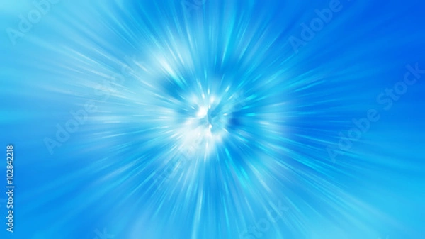 Obraz abstract blue background. explosion star.