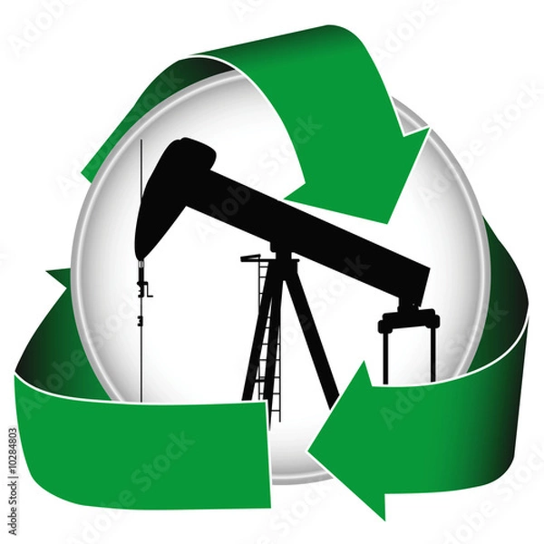 Obraz Green Oil Icon