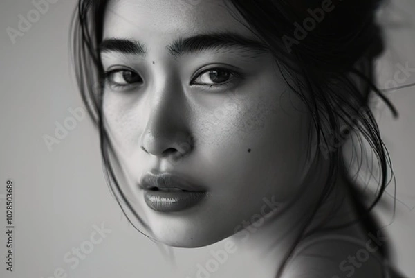 Fototapeta Asian model