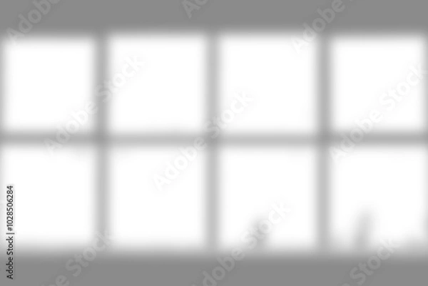 Obraz Window frame shadow overlay background