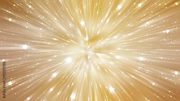 Obraz abstract gold background. explosion star.
