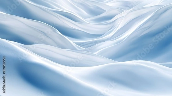 Obraz Clean white snowdrift texture pattern. subtle abstract winter background