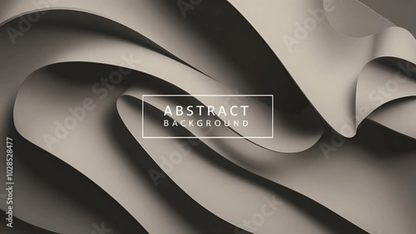 Fototapeta Grey Abstract Background Design Template in Editable Vector Format