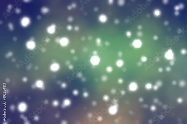 Obraz Christmas green background. The winter background