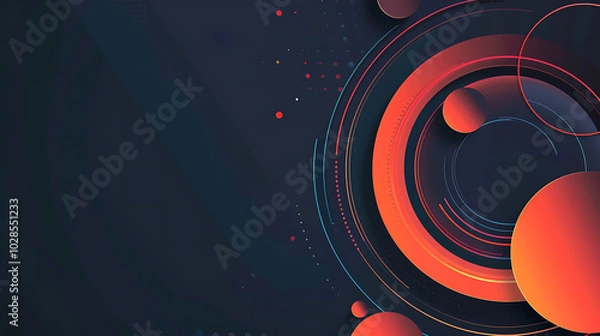 Fototapeta abstract technology background