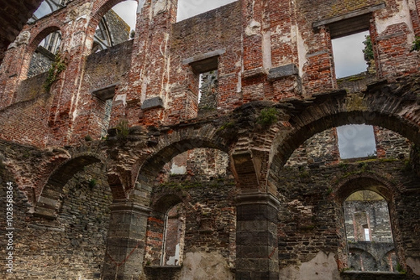 Fototapeta Ruin of Villers Abbey former Cistercian abbey located in Belgium