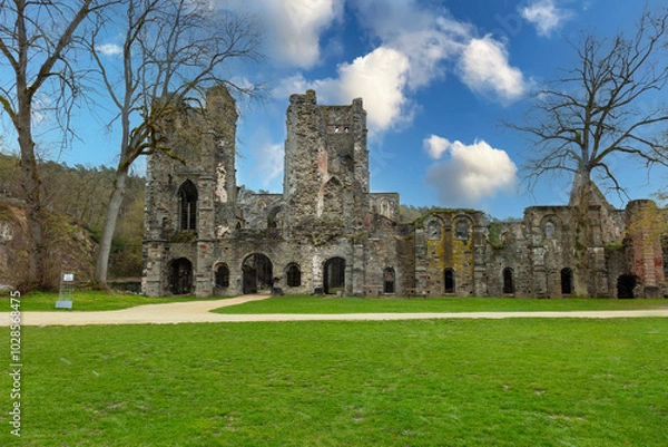 Fototapeta Ruin of Villers Abbey former Cistercian abbey located in Belgium