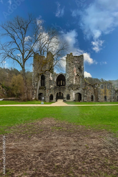 Fototapeta Ruin of Villers Abbey former Cistercian abbey located in Belgium