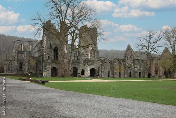 Fototapeta Ruin of Villers Abbey former Cistercian abbey located in Belgium