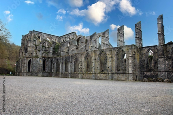 Fototapeta Ruin of Villers Abbey former Cistercian abbey located in Belgium
