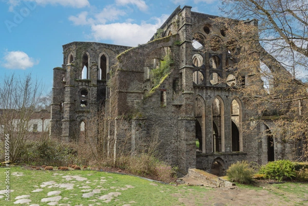 Fototapeta Ruin of Villers Abbey former Cistercian abbey located in Belgium