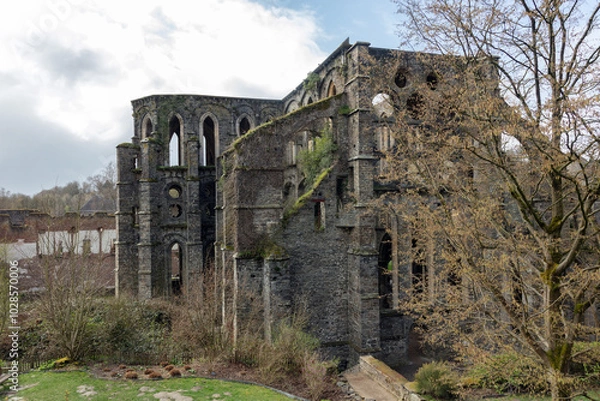 Fototapeta Ruin of Villers Abbey former Cistercian abbey located in Belgium