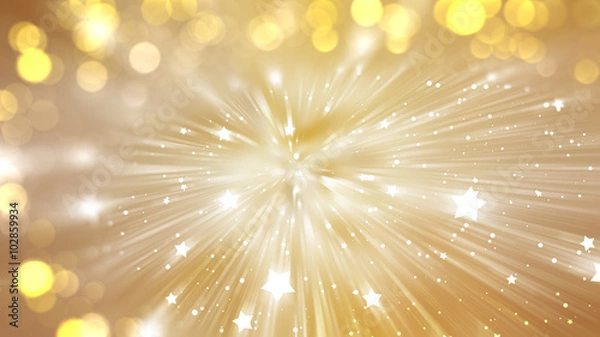 Fototapeta abstract gold background. explosion star.