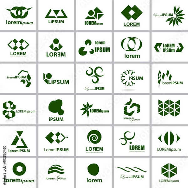 Fototapeta Unusual Icons Set - Isolated On White Background - Vector Illustration, Graphic Design Editable For Your Design