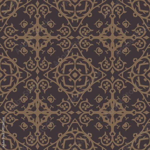 Fototapeta Floral Seamless Pattern 08