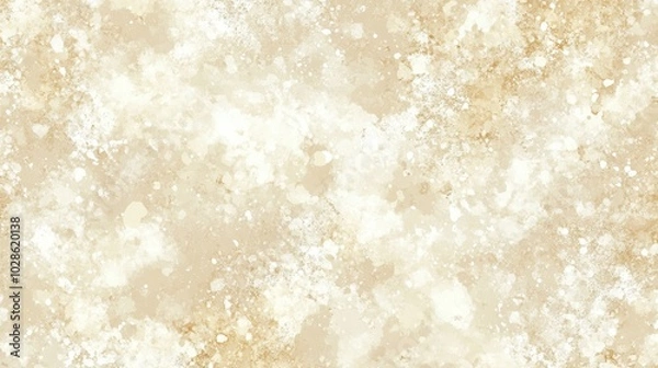 Fototapeta Elegant seamless pattern  a beige ecru eggshell texture with a soft cream vintage grunge background. The design includes light speckles and particles, reminiscent of rice paper.