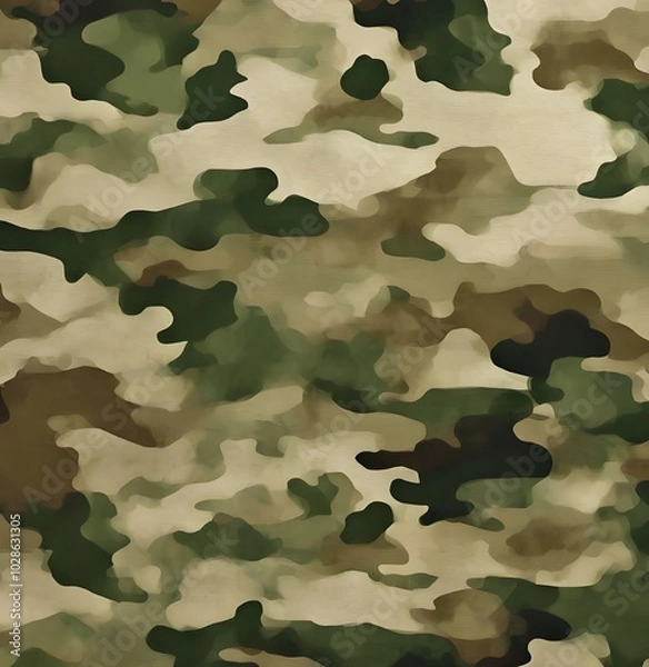 Fototapeta camouflage army dark background hunting style fashion print for fabric