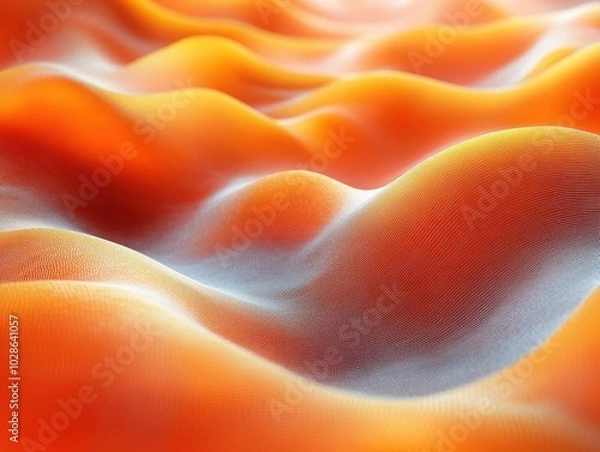 Fototapeta a smooth metallic orange background, transitioning in a textured gradient from light to dark, creating an eye-catching and vibrant visual effect suitable for modern design