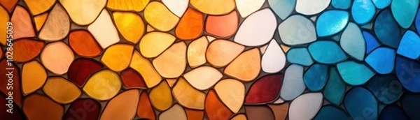 Obraz Colorful abstract geometric pattern design