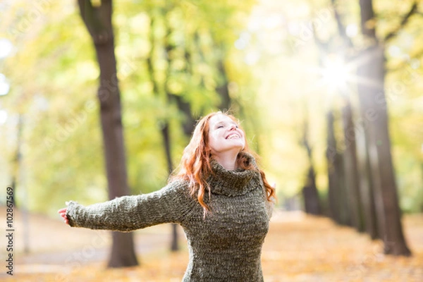 Obraz kobiety w równowadze