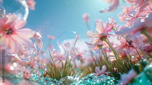 Obraz surreal flower