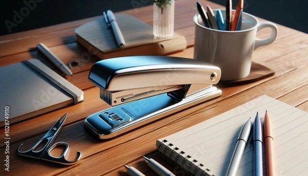 Obraz Stapler Marker Pencils