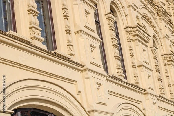 Fototapeta Exploring the Architectural Details of This Historic Buildings Unique Design and Beauty