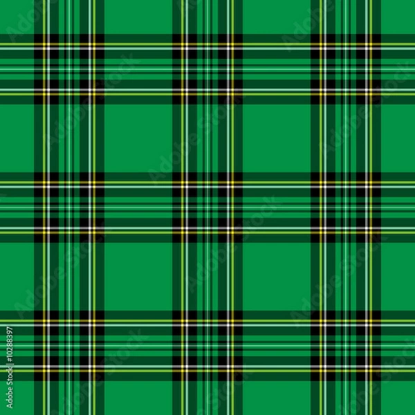 Fototapeta Green Plaid Pattern