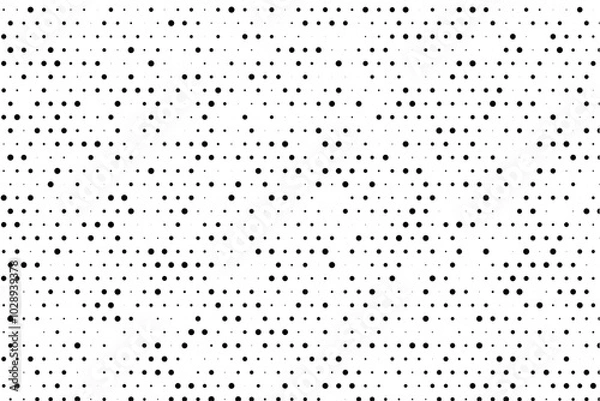 Obraz Symmetrical grid with random sized dots background