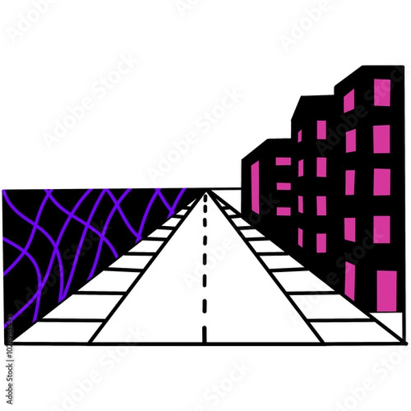 Fototapeta Modern cities and architecture 
