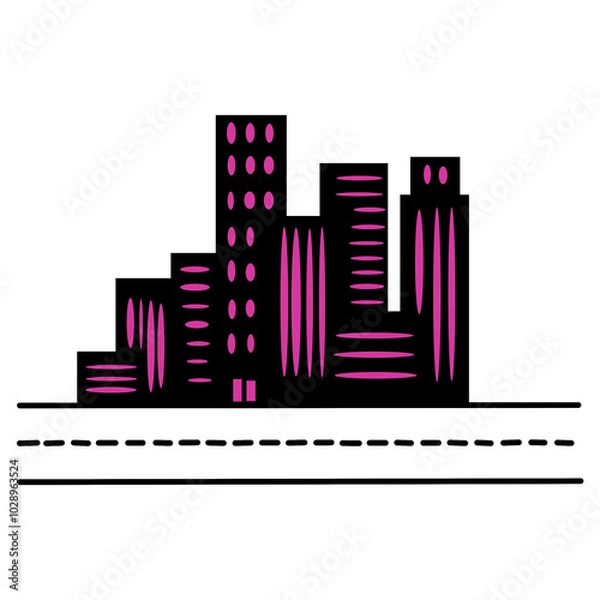 Fototapeta Modern cities and architecture 
